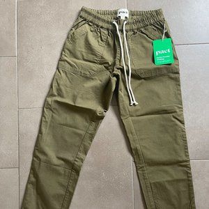 Pact Woven Twill Roll Up Pant